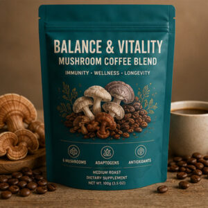 Balance & Vitality Mushroom Coffee Blend