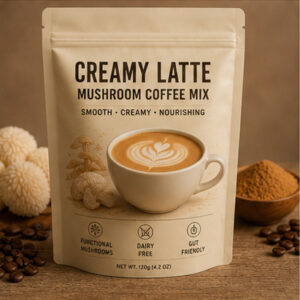 Creamy Latte Mushroom Coffee Mix