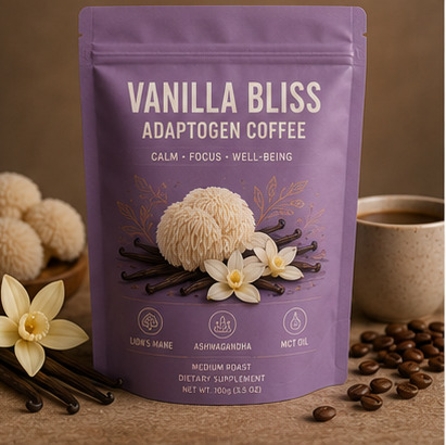 Vanilla Bliss Adaptogen Coffee