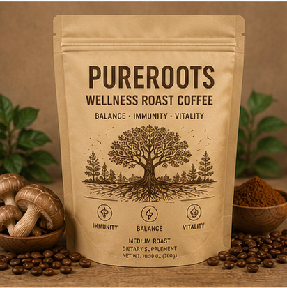PureRoots Wellness Roast Coffee